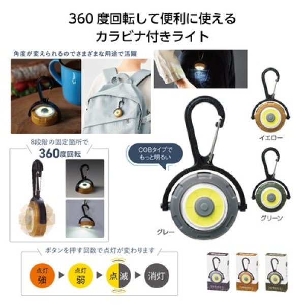 ３６０度回転！ＣＯＢライトの写真